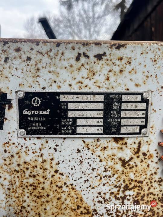 Sadzarka do ziemniaków dwurzędowa Czeska AGROZET Siewniki i sadzarki Maszyny rolnicze Pilica