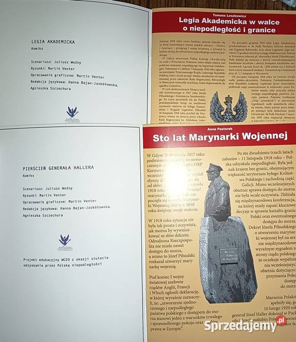 komiksy wojskowe Legia akademicka Pierścień
