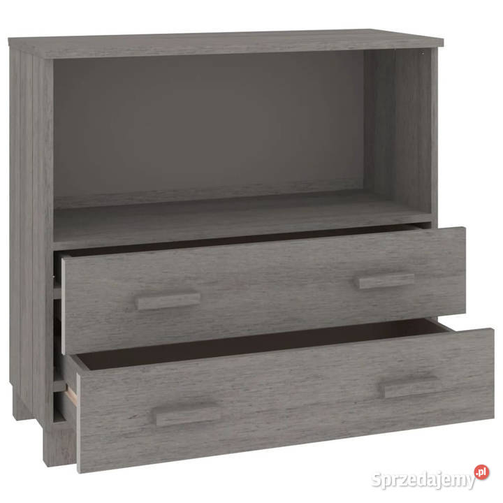 Szafka HAMAR jasnoszara 85x35x80 drewno sosnowe mazowieckie Warszawa