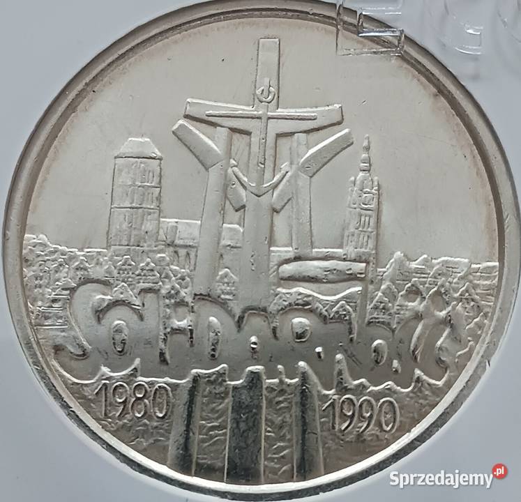 100 000 Solidarność 1990 r Typ B 3 Slab GCN MS Konin