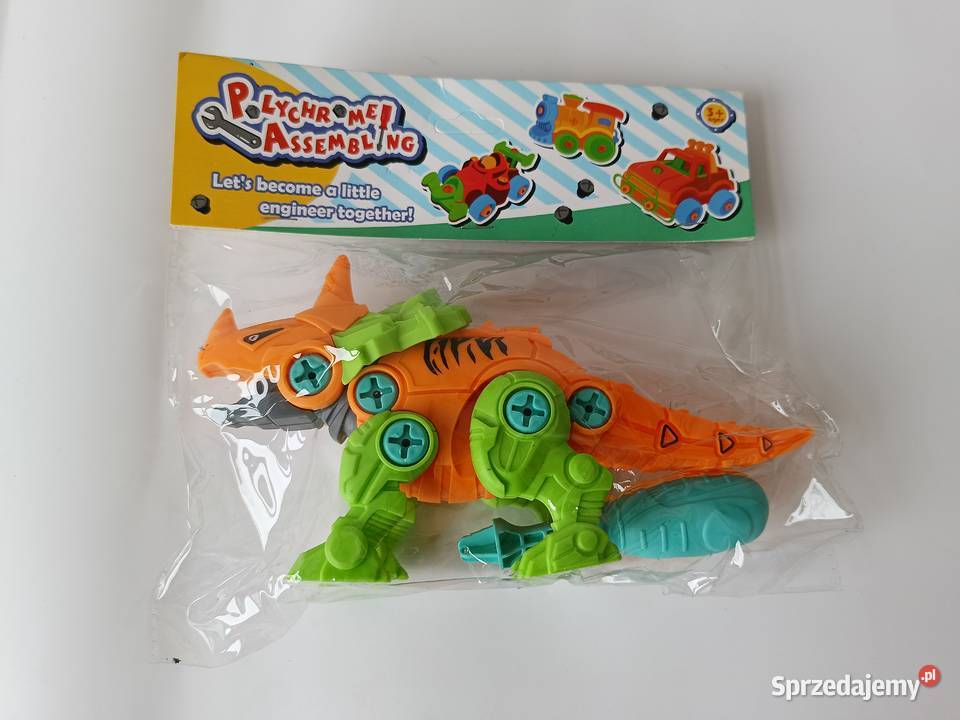 Dinozaur do skręcania zabawka edukacyjna dzieci Figurki Zabawki pomorskie Gdynia