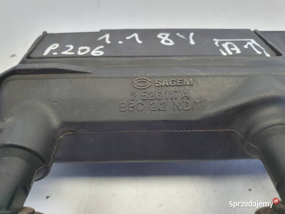 CEWKA ZAPŁONOWA Peugeot 206 11 8V 9624675580 Rudka sprzedam