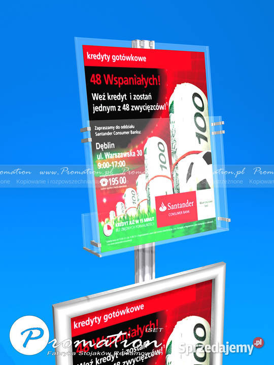 Stojaki informacyjne na plakat A3 i ulotki A4 A5 Wrocław