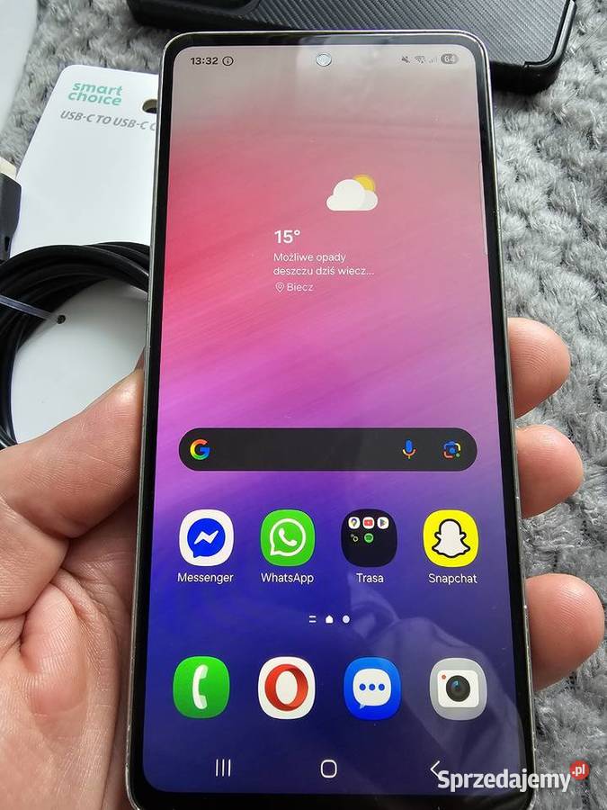 Smartphone Samsung A53 5G telefon 128GB Android Telefony komórkowe Jasło