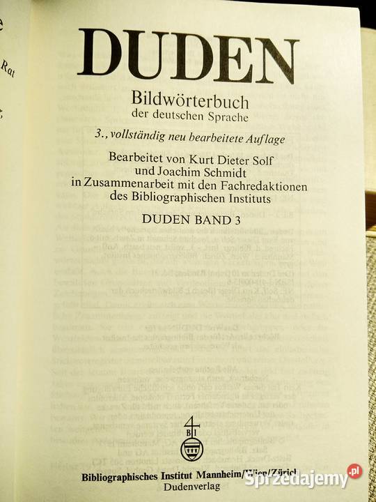 Duden książki niemiecku Bródno antykwariaty Warszawa