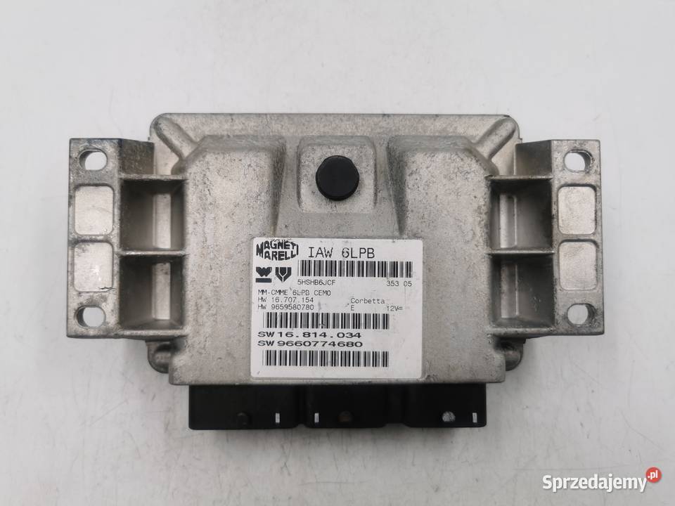 Sterownik Silnika Peugeot 307 20 16v 9660774680 Wyszków
