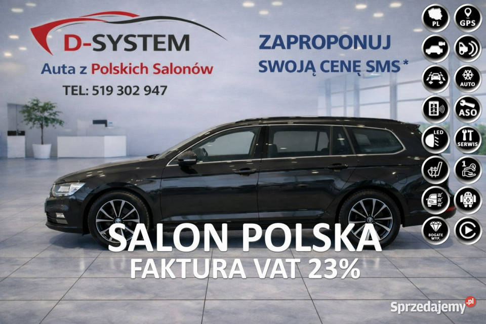 Volkswagen Passat Variant 2023 Salon Polska podgrzewane fotele Volkswagen