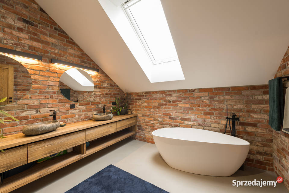 Szafka łazienkowa podwieszana stare drewno 240cm Słupno