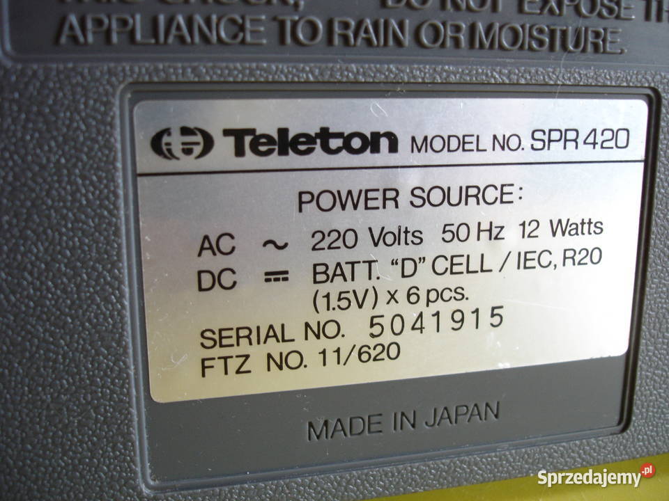 Radiomagnetofon TELETON SPR420