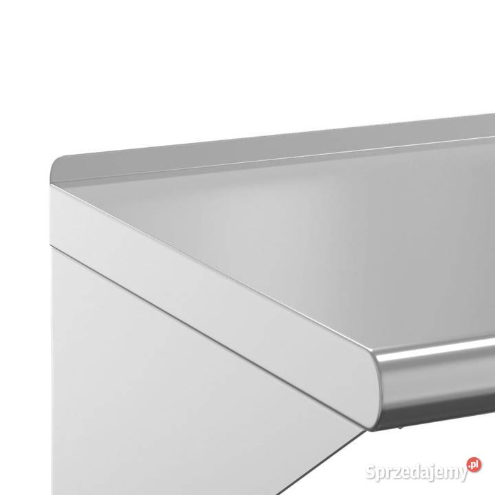 Półka ścienna 75x45x31 srebrna stal nierdzewna mazowieckie