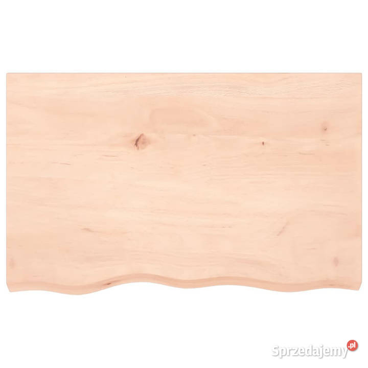 Półka 80x50x24 surowe lite drewno dębowe mazowieckie