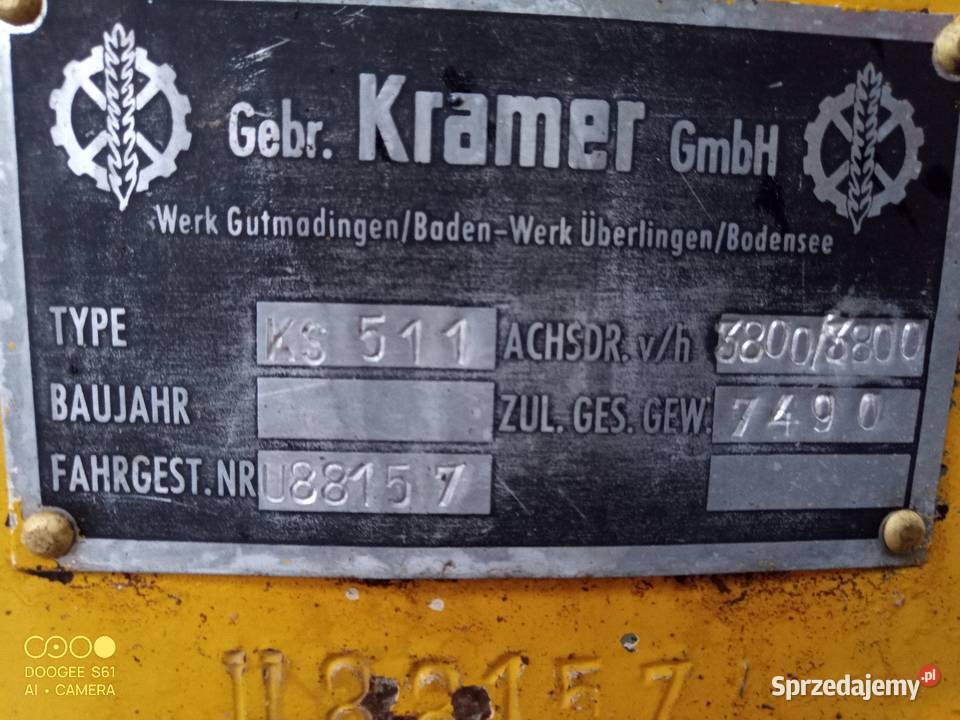 Ładowarka Kramer lubelskie Łuków