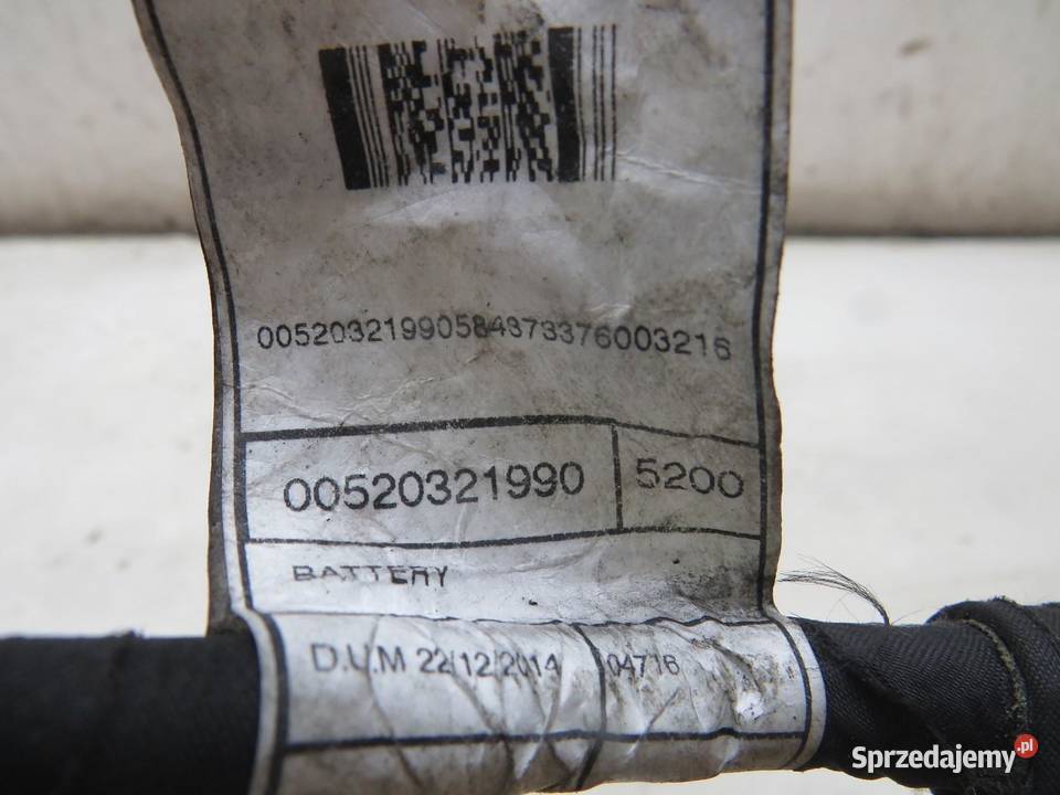KLEMA BEZPIECZNIK PLUS FIAT 500X 00520321990 Skrzynki bezpieczników