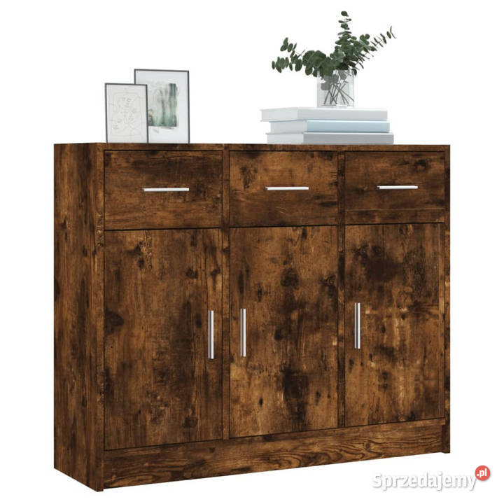 Szafka przydymiony dąb 91x28x75 materiał