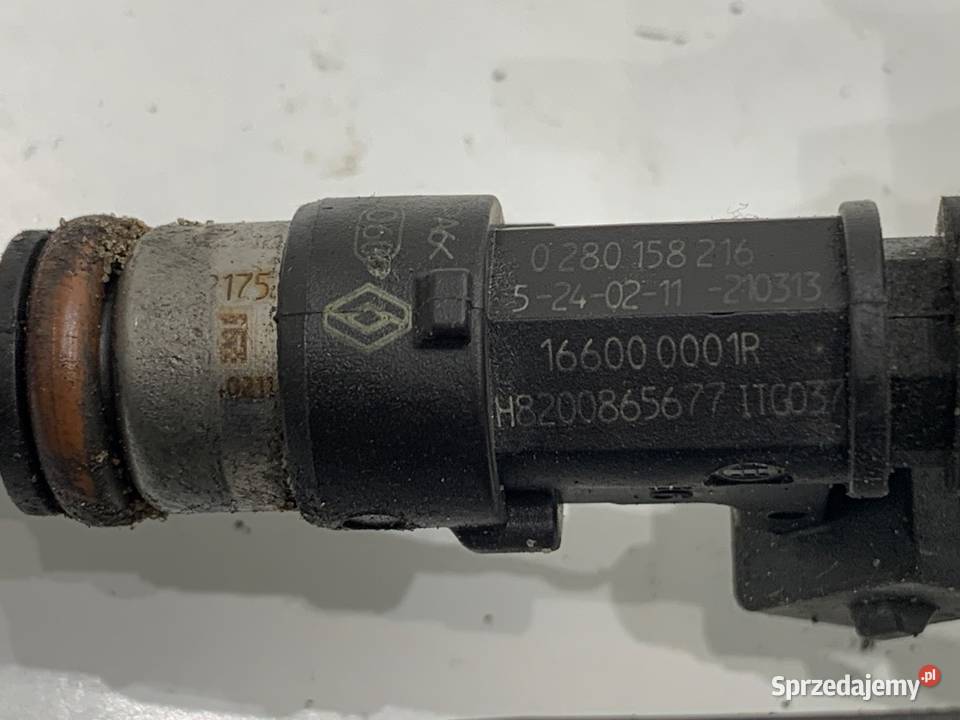 LISTWA WTRYSKOWA Z WTRYSKAMI RENAULT GRAND Części samochodowe