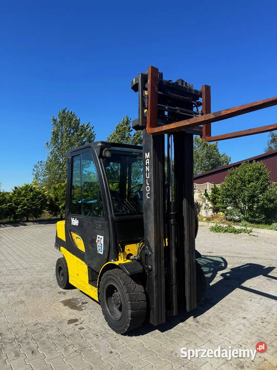 wózek widłowy YALE GLP30 3000 kabina TRIPLEX 59m Wózki widłowe Działoszyn