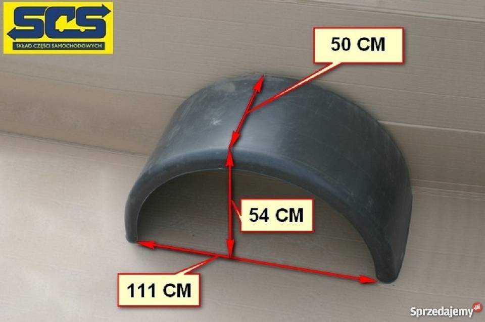BŁOTNIK NADKOLE CHLAPACZ TIR NACZEPA 110x54x50 ciężarowe