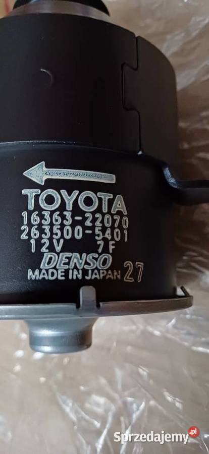 Silnik wentylatora hlodnicy do Toyoty Avensis Lublin