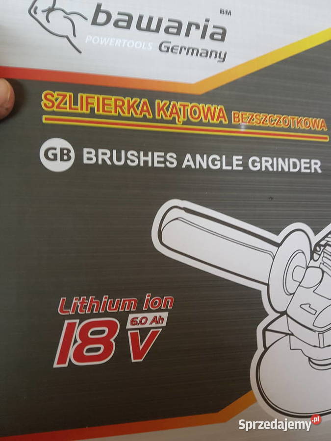 SZLIFIERKA KĄTOWA bawaria BEZ SZCZOTKOWA 60 ah Elektryczne Głogowa sprzedam