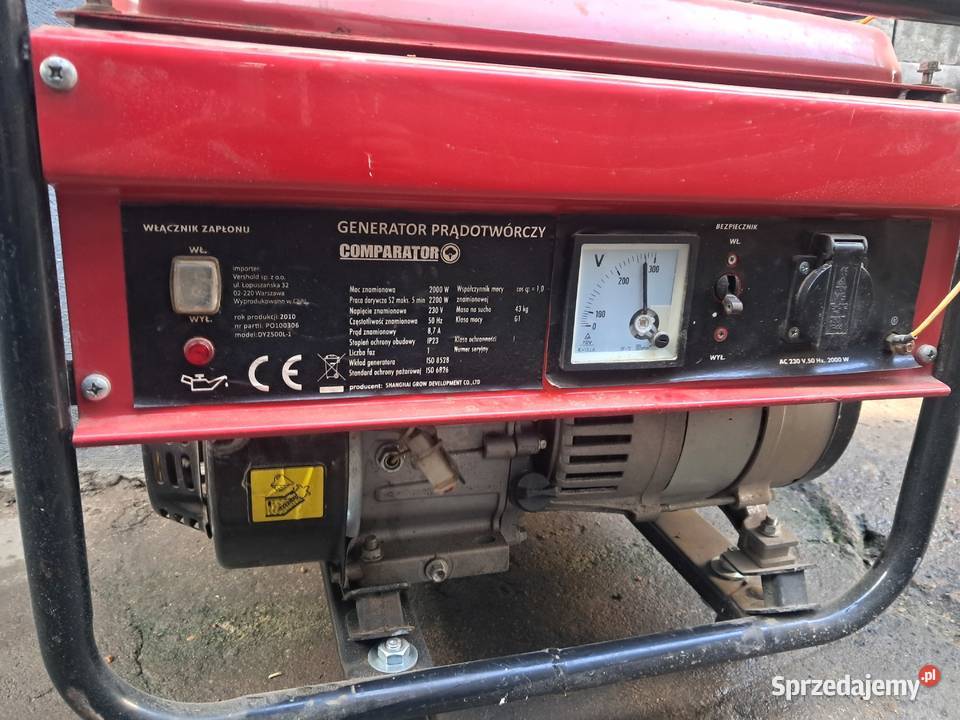 GENERATOR PRADOTWÓRCZY Agregat 230V Słupca sprzedam