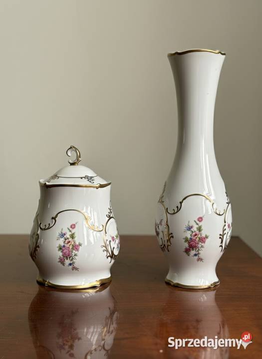 Piękny zestaw porcelanowy małopolskie