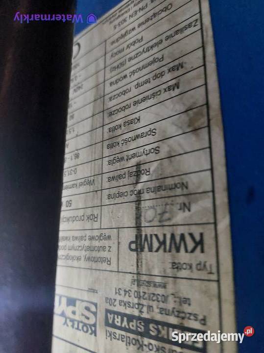 SRZEDAM RETORTOWY EKOLOGICZNY KOCIOŁ CO Z