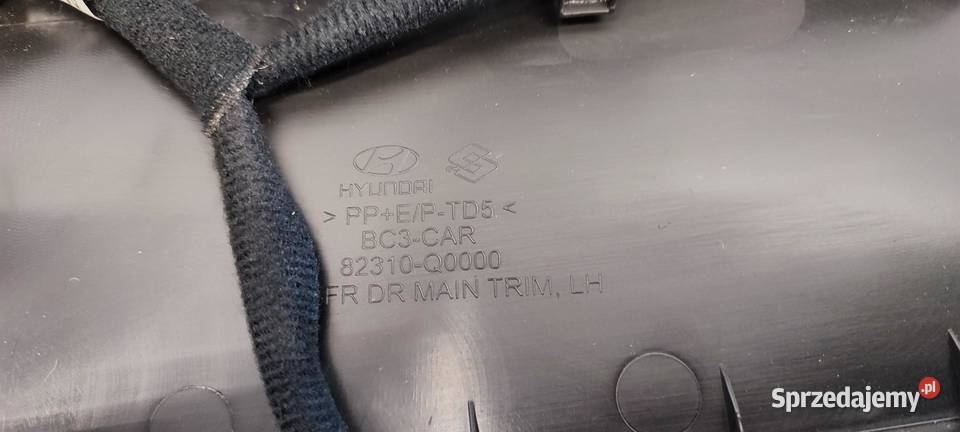 HYUNDAI BAYON BOCZEK DRZWI LEWY PRZÓD 82310Q000 osobowe