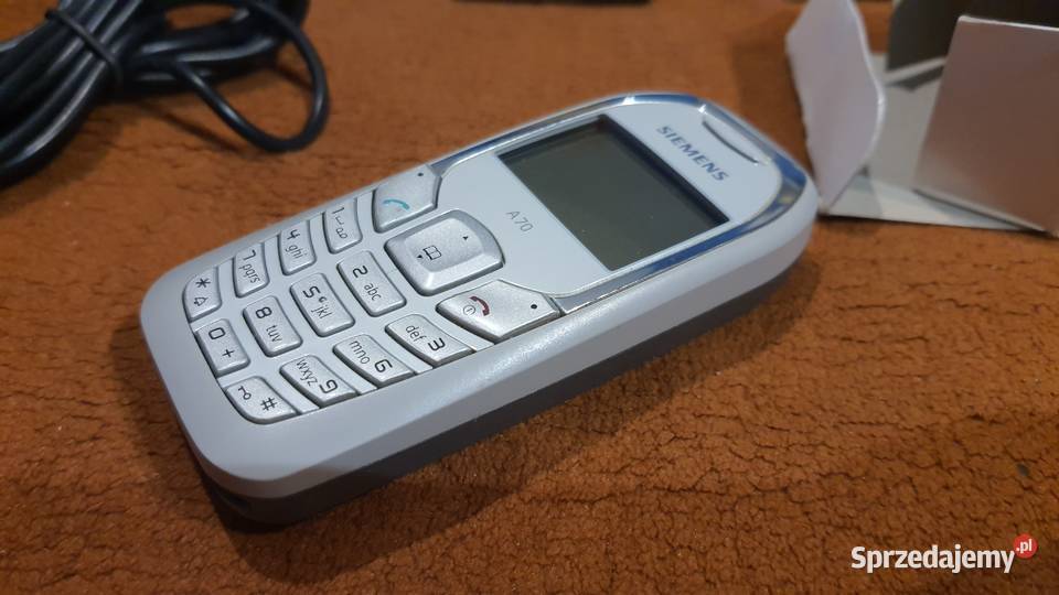 Telefon Siemens A70 polskie menu pudełko Pozostałe lubelskie Lublin sprzedam
