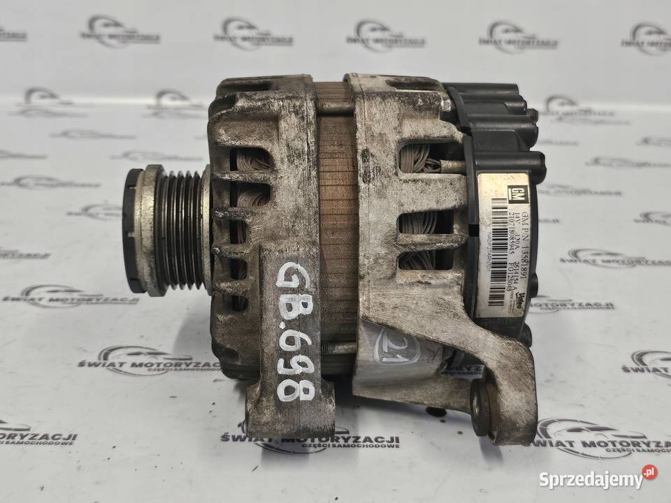 ASTRA ZAFIRA MERIVA 14 TURBO A14NET alternator