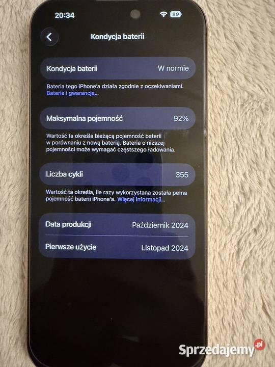 iPhone 16 pro 256gb Apple / iPhone Gdańsk