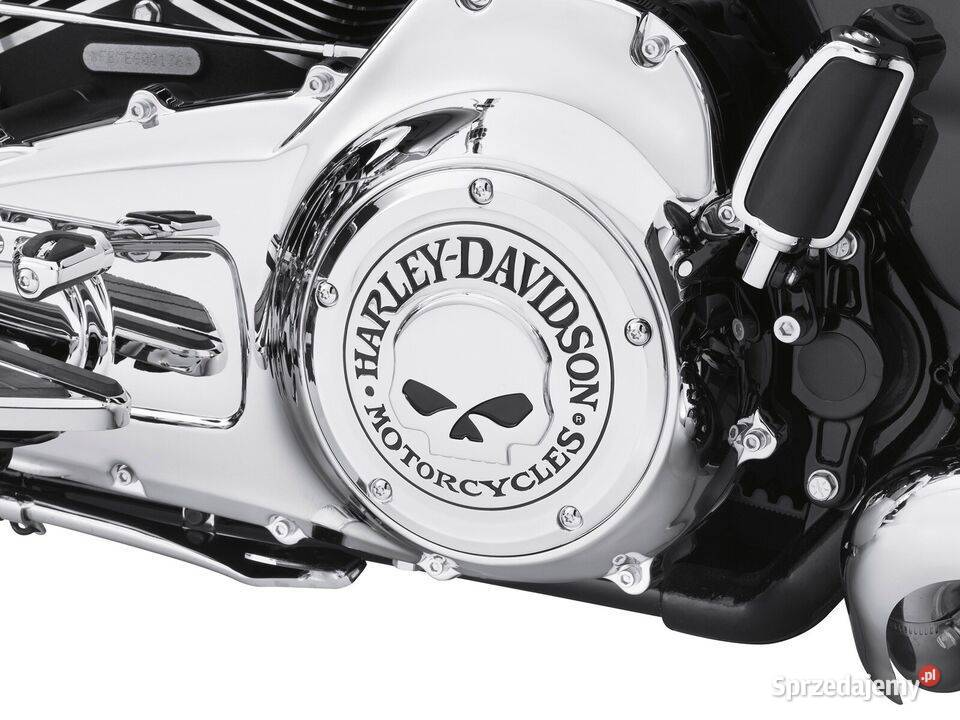 HARLEY KAPA DEKIEL OSŁONA POKRYWA SPRZĘGŁA SKULl Trzciana
