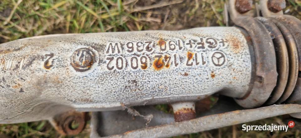 mercedes 500 SEC kolektory wydechowe Łódź