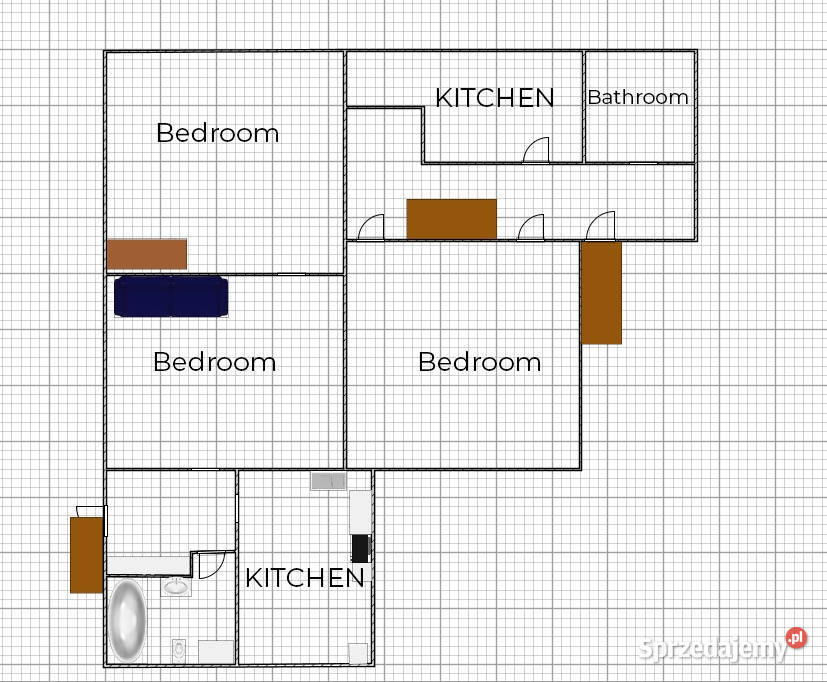 Dom z dwoma NIEZALEŻNYMI MIESZKANIAMI na dużej Liczba pokoi 5