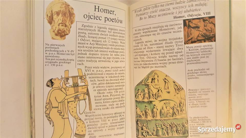 Książka o mitologii Greków i Rzymian twarda