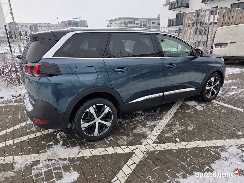 Peugeot 5008 GTLine 20 BlueHDi 177 2018 7 osób nieuszkodzony mazowieckie Warszawa