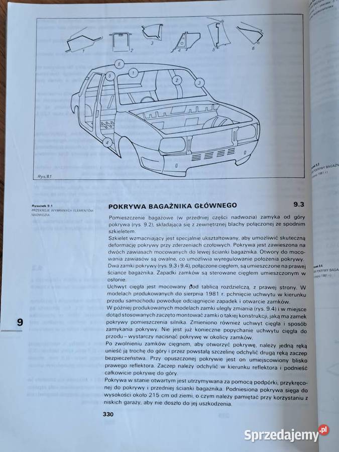 WKŁ Książka serwisowa serwisówka Skoda 105 Skoda