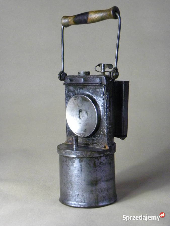 Stara niemiecka lampa karbidowa Friemann Wolf Antyki Legnica sprzedam