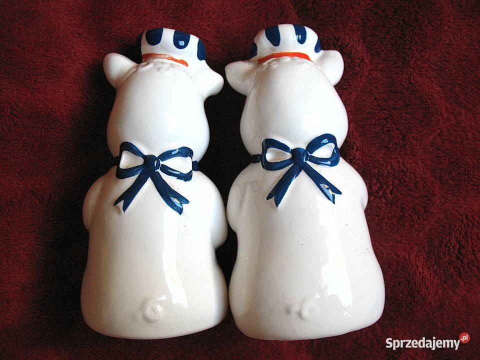 Sól i pieprz Porcelana świnki 11 x 5 x 5 Rzadki mazowieckie Siedlce sprzedam