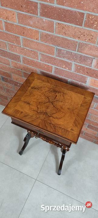 Piękny stolik niciak eklektyczny antyk