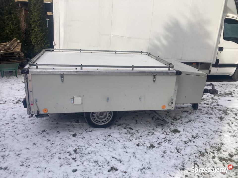 Przyczepa kempingowa namiotowa 2002r dmc650 300kg sprzedam
