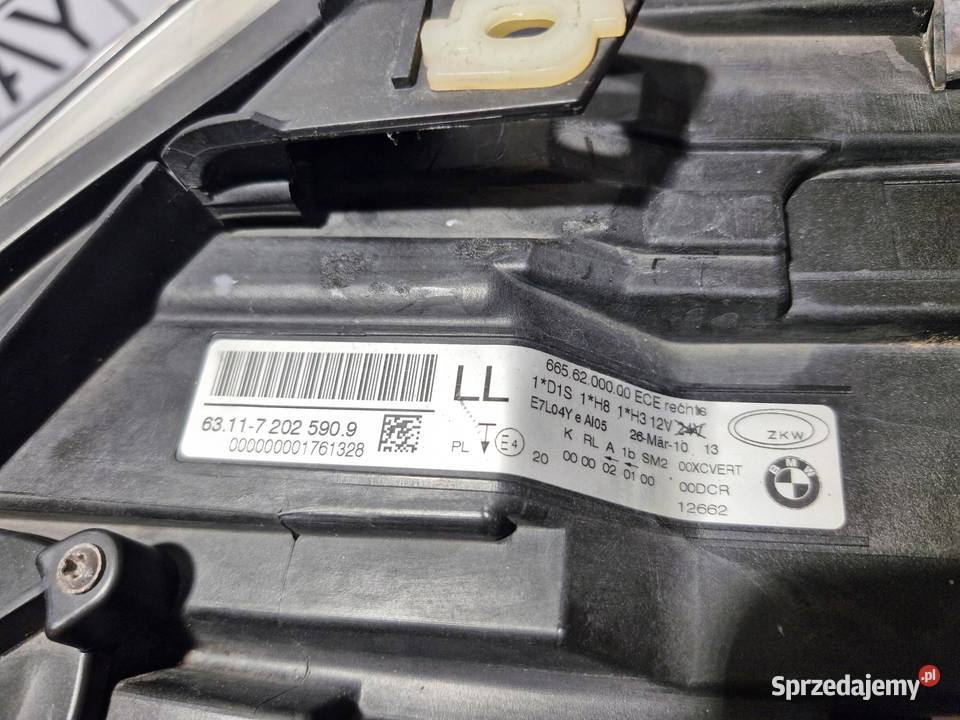 BMW E90 E91 LAMPA PRAWY PRZÓD BIXENON SKRĘTNY Lampy przednie