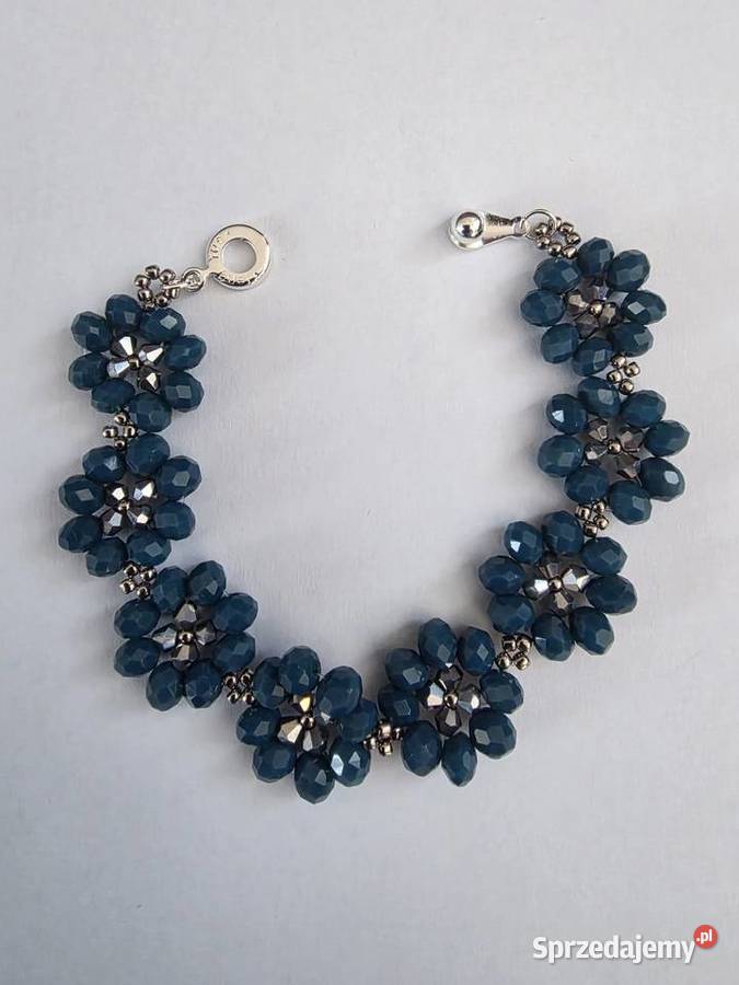 Bransoletka z motywem kwiatowym dł 19 Tenczynek