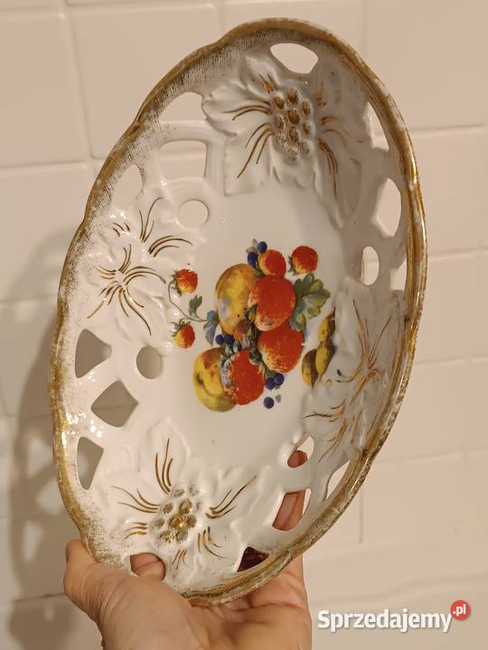 Patera koszyczek porcelana Silesia Gorlice