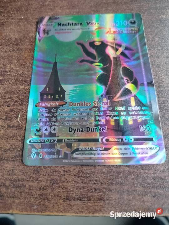 Karta kolekcjonerska pokemon vmax 215203 rarytas zachodniopomorskie Szczecin