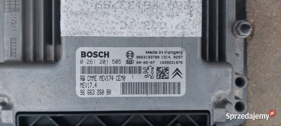 Peugeot Citroen 16 VTI komputer sterownik Skarżysko-Kamienna