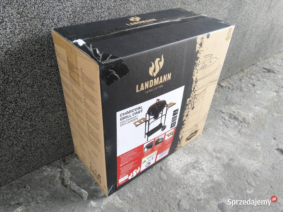 NAJTANIEJ Grill Węglowy Mobilny z Pokrywą Zabrze