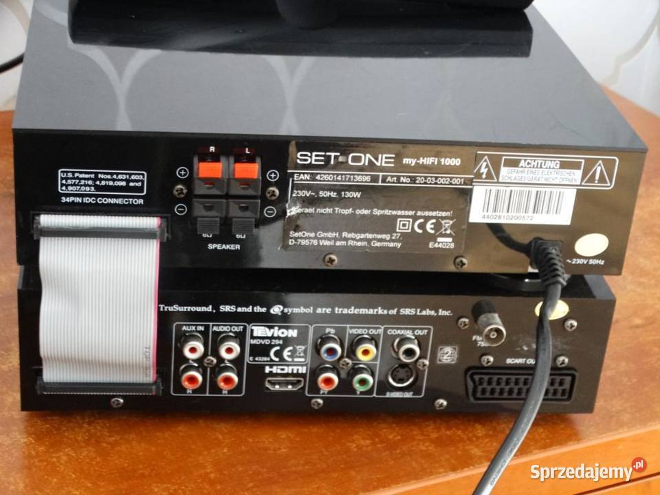 Wieża Tevion z pilotem USB SD mp3 HDMi RDS podkarpackie Jasło