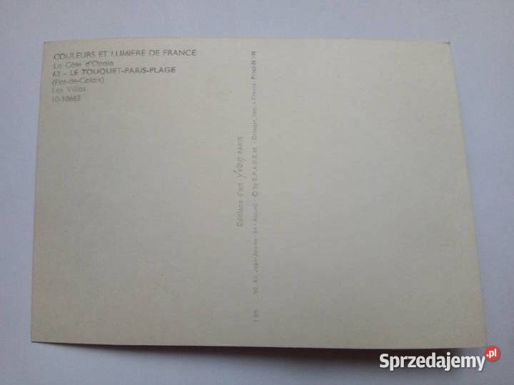 Pocztówka z Francji z lat 60tych NOWA Dąbrowa Górnicza sprzedam