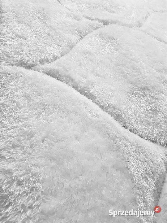 OUTLET Dywan shaggy GLAMOUR 240x330 24 biały małopolskie Przeciszów