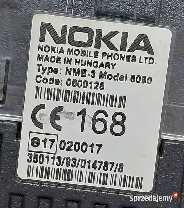 NOKIA STEROWNIK MODUŁ TELEFONU NME3 6090 0600128 osobowe Mielęcin